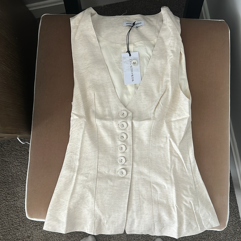 WeWoreWhat Long Line Vest
